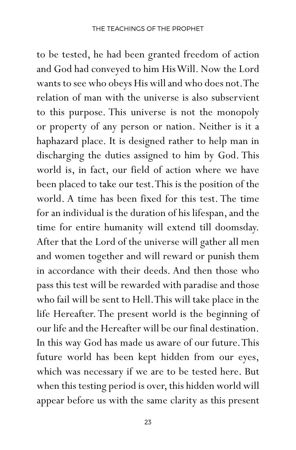 The printed page