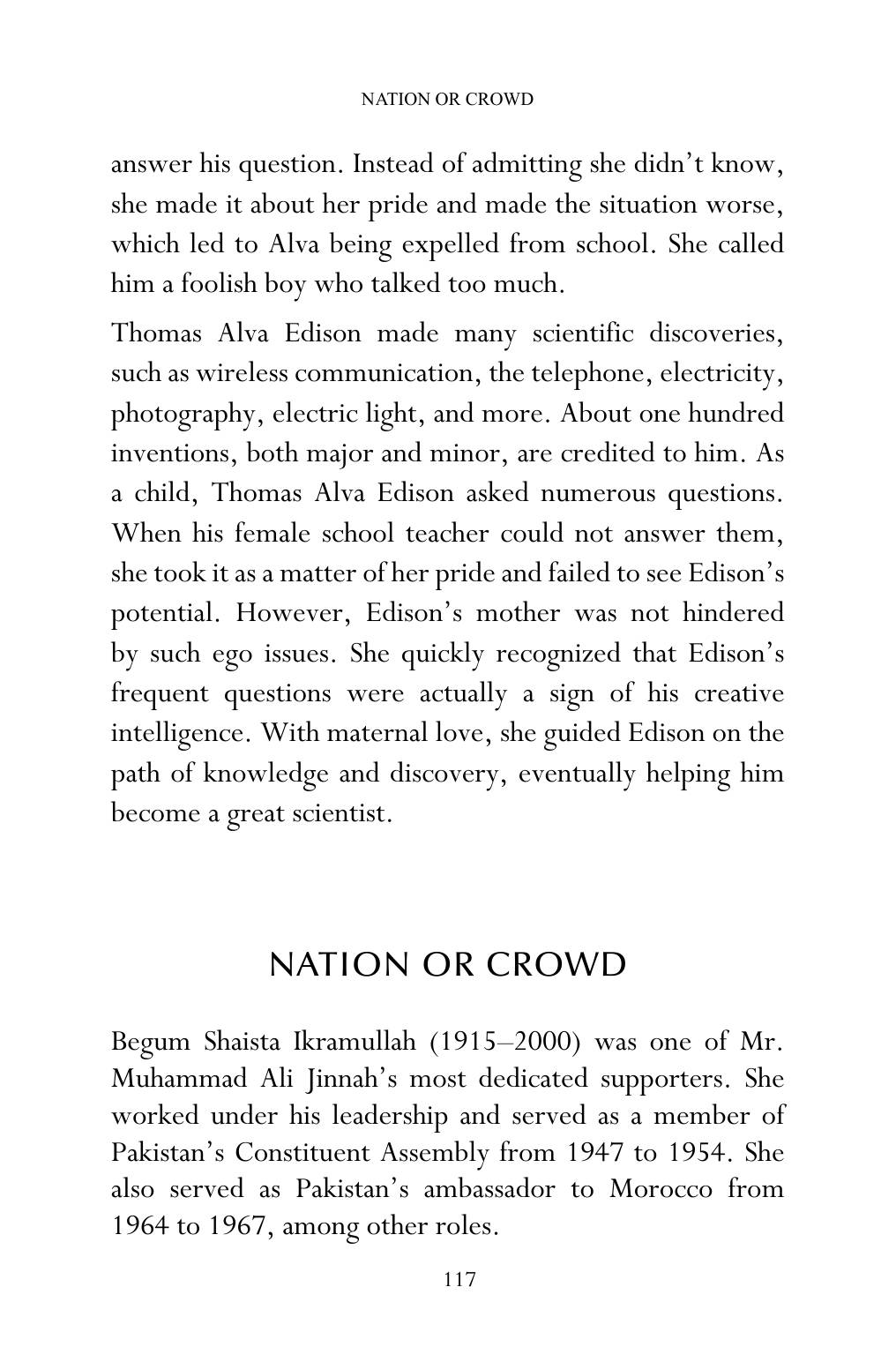 The printed page