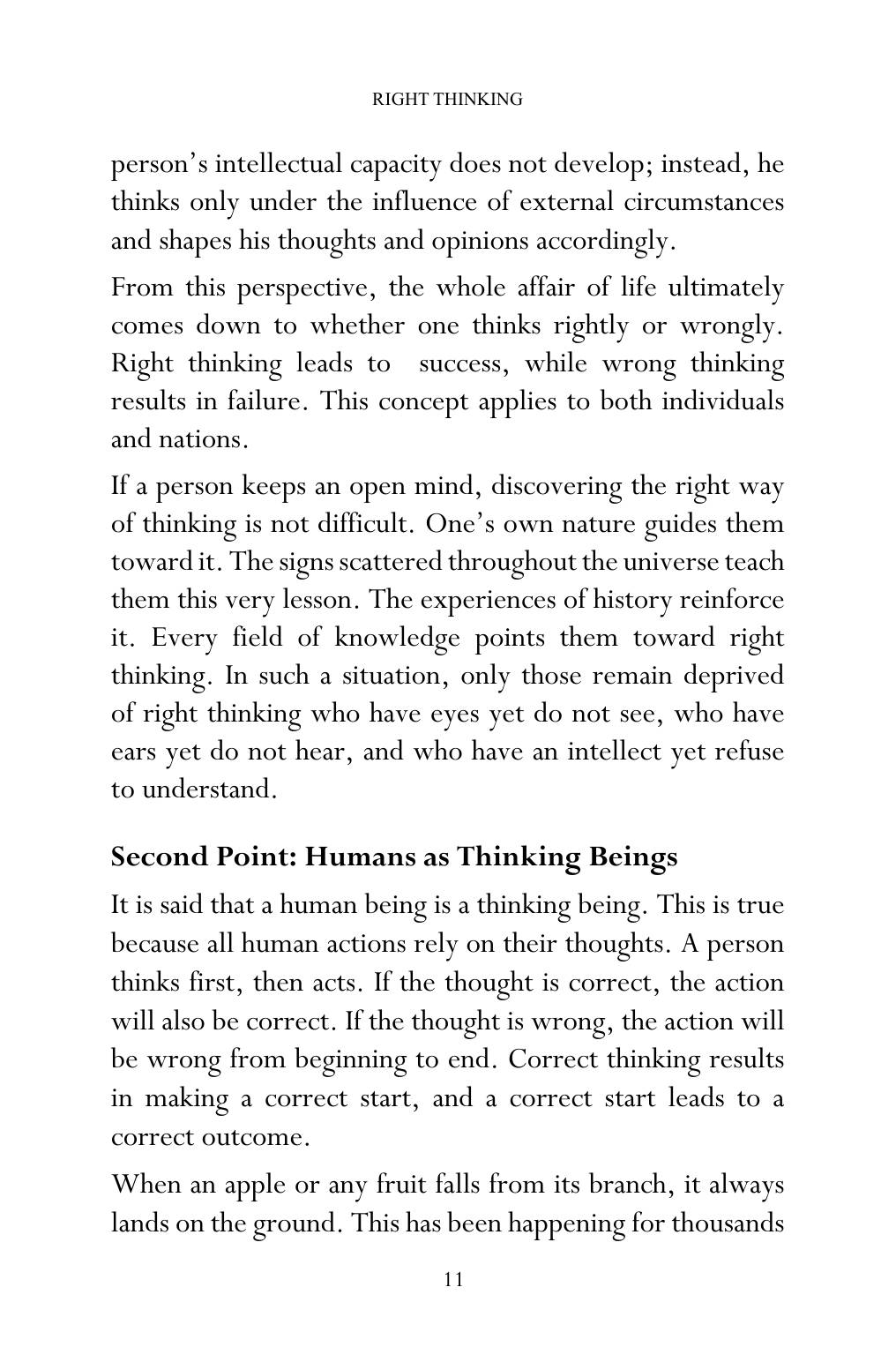 The printed page