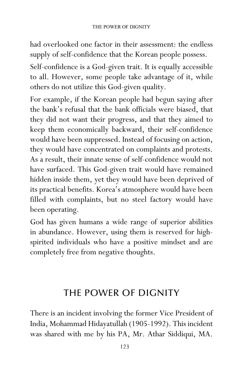 The printed page
