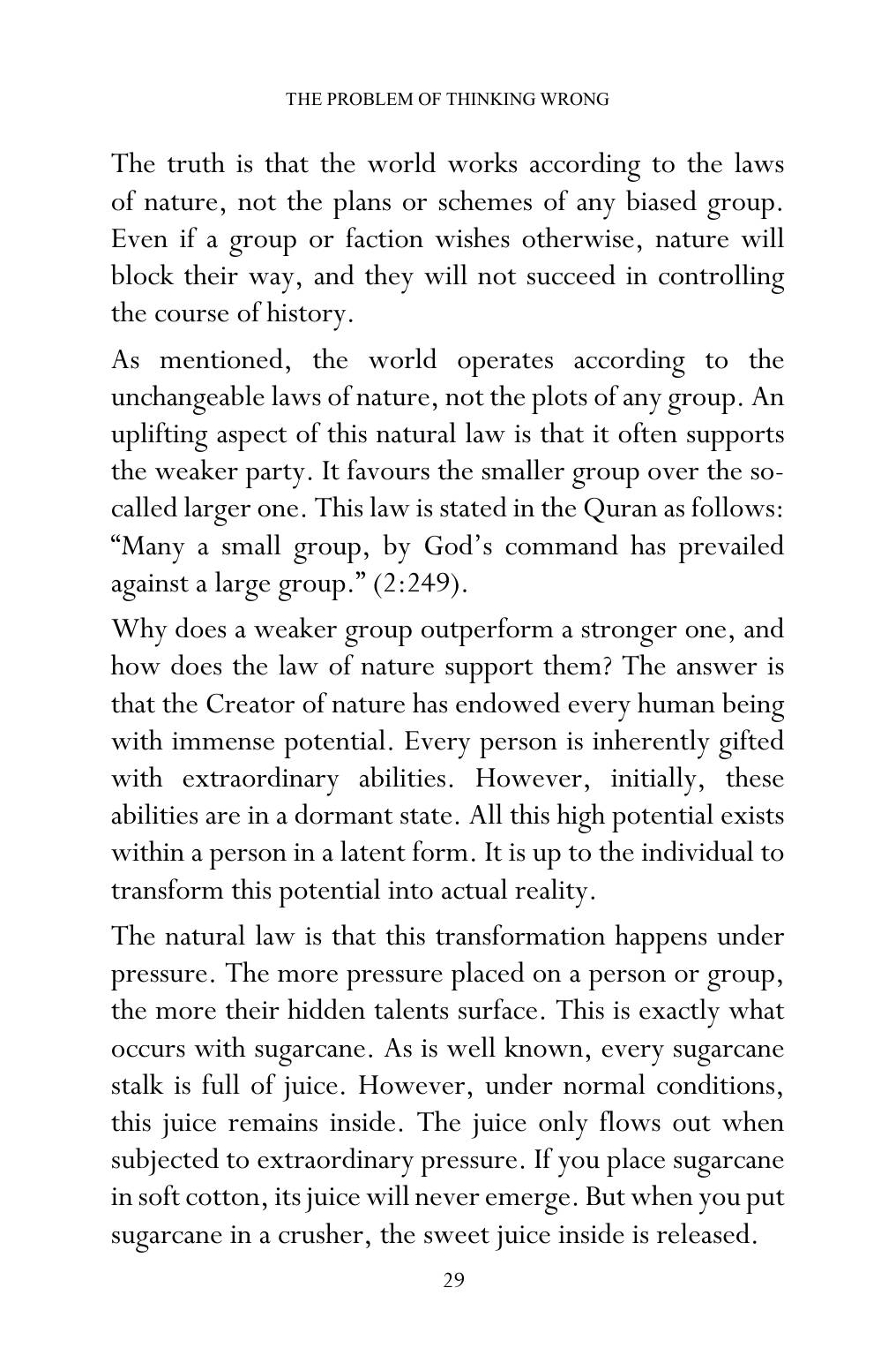 The printed page