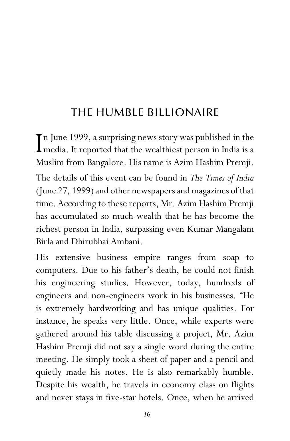 The printed page