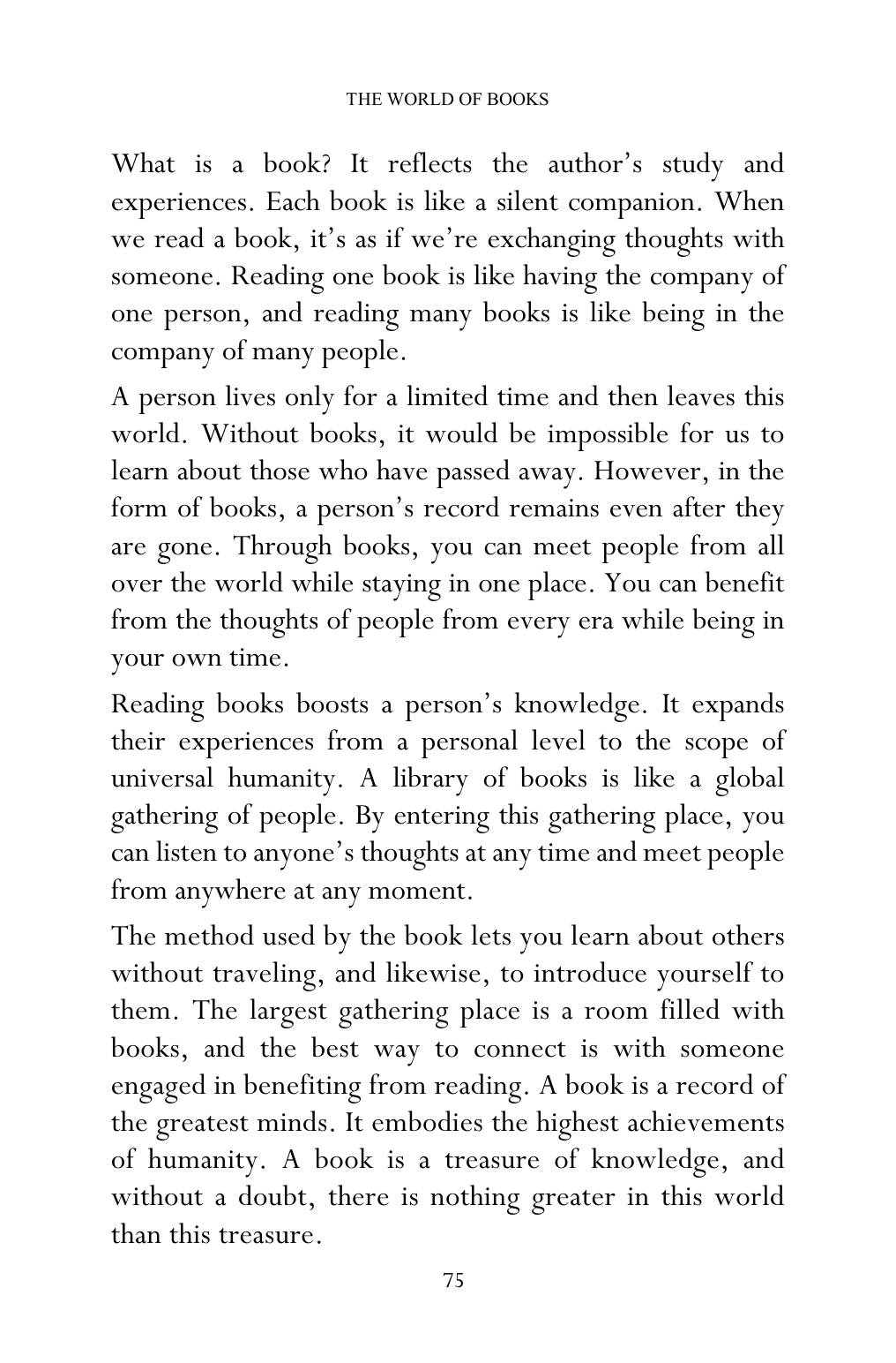 The printed page