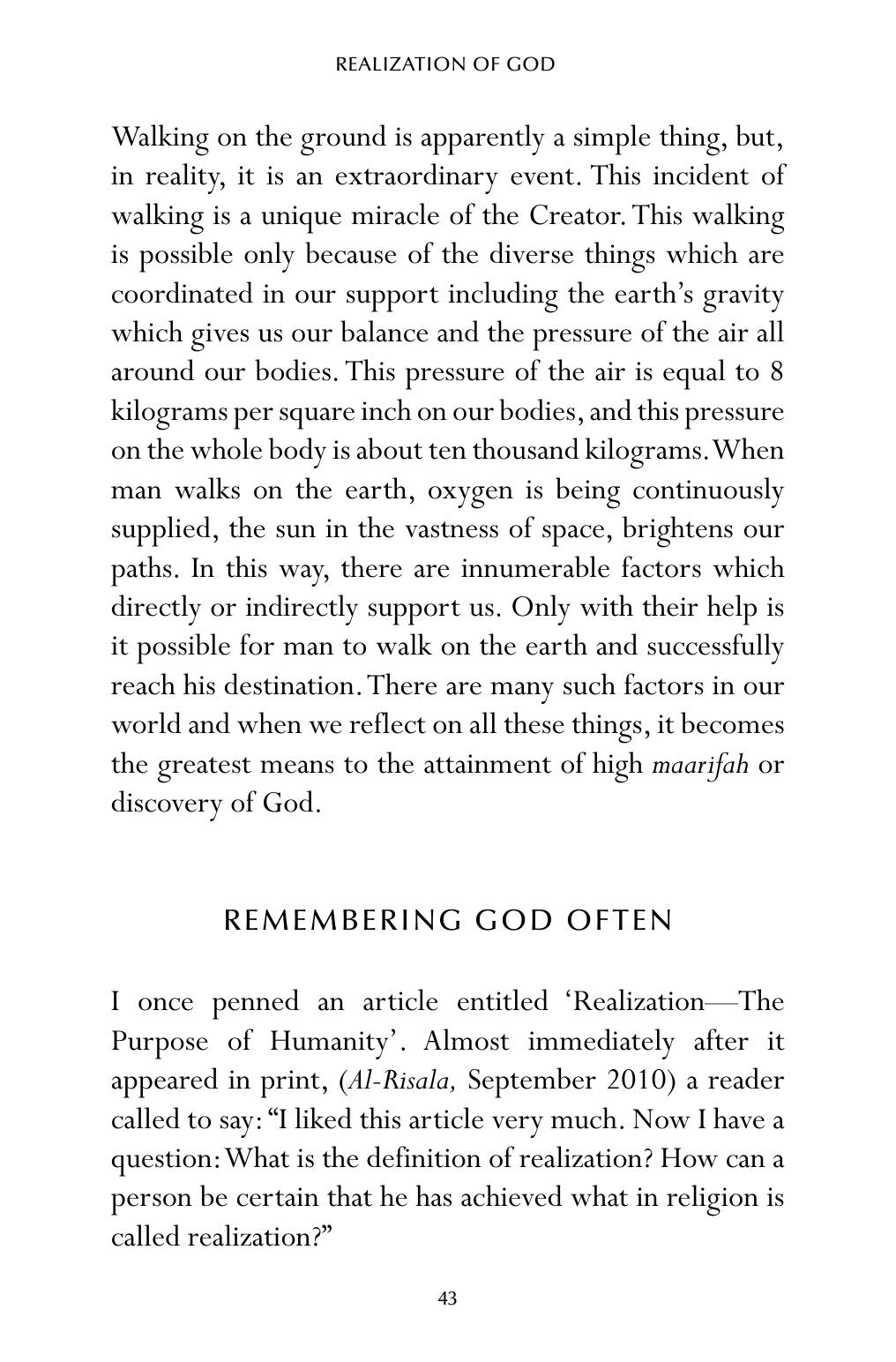 The printed page
