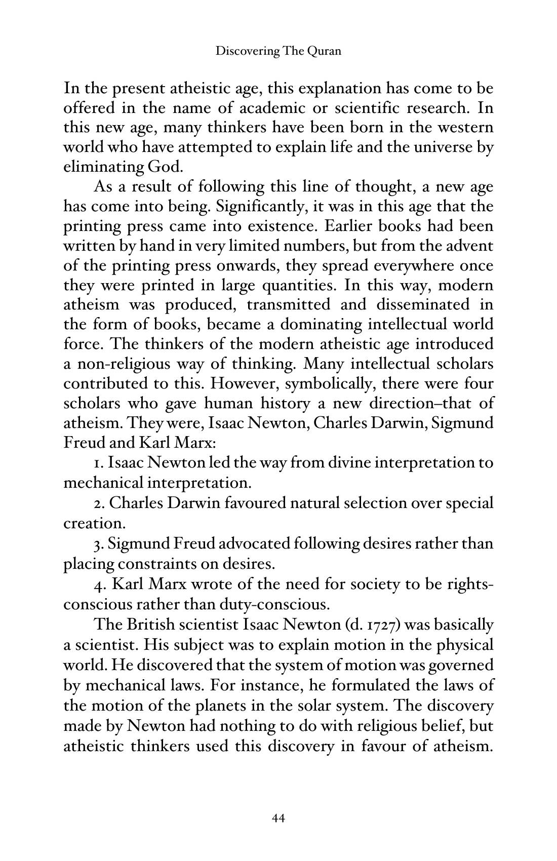 The printed page