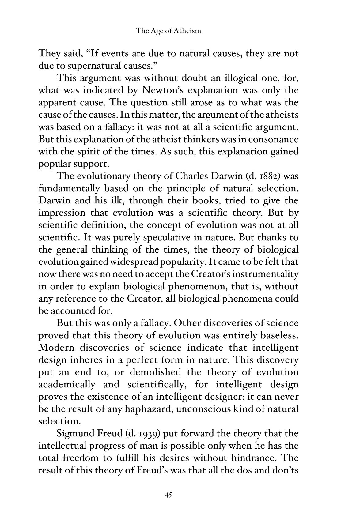 The printed page