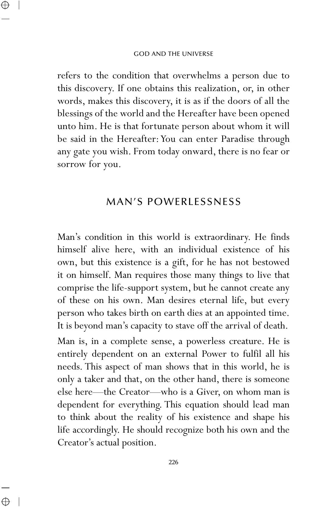 The printed page