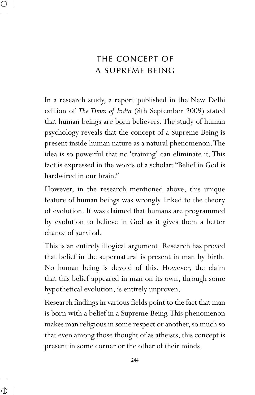 The printed page