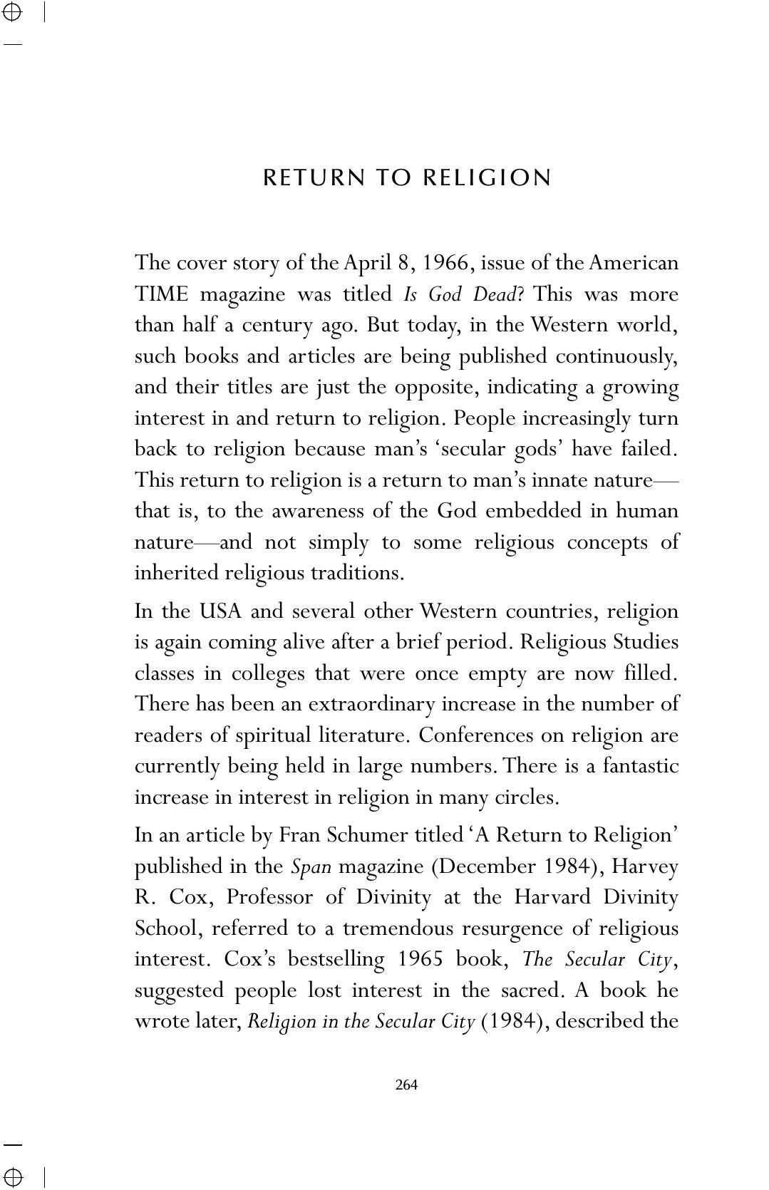 The printed page