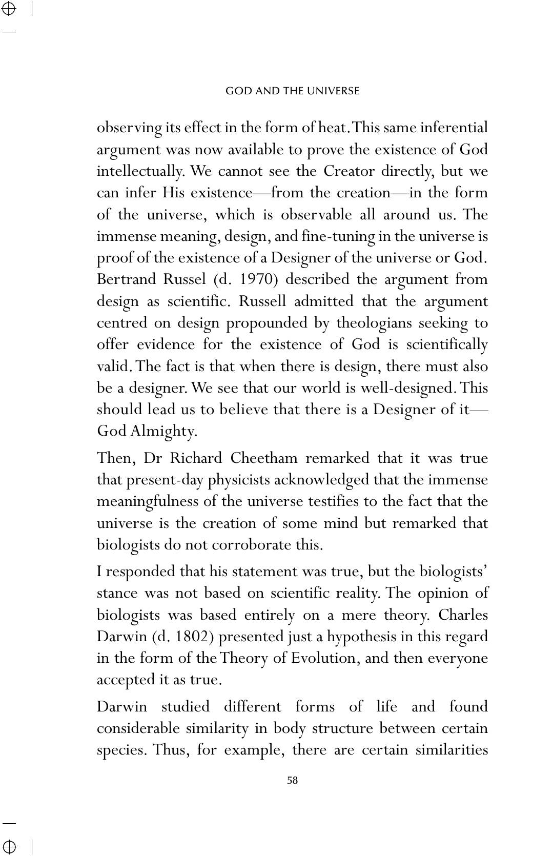 The printed page