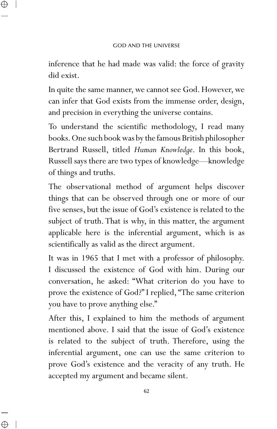 The printed page