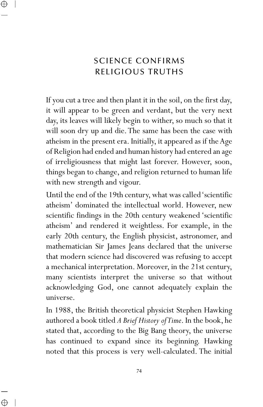 The printed page