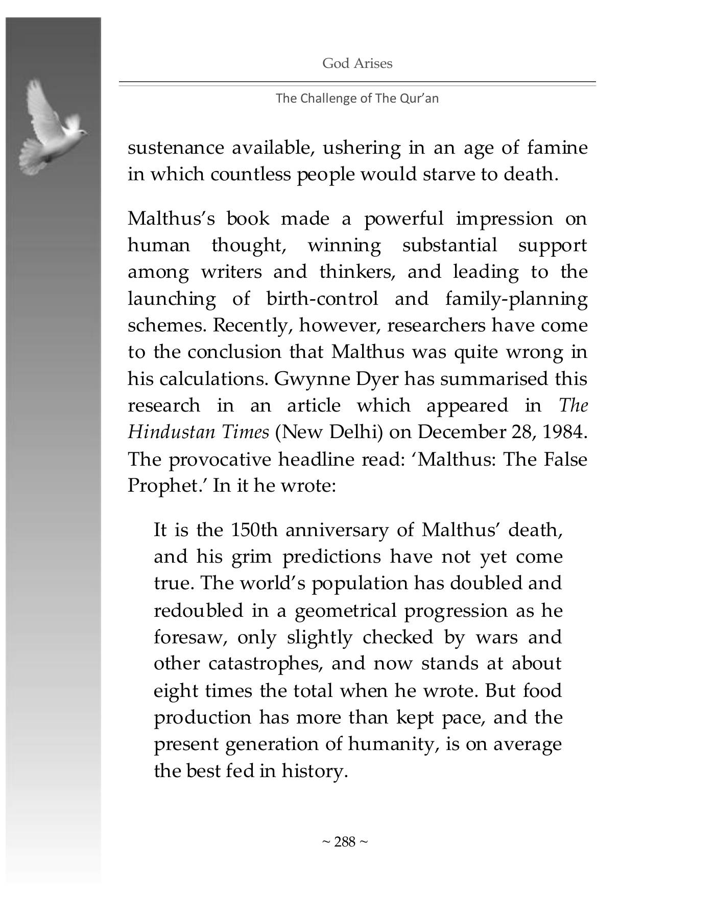 The printed page