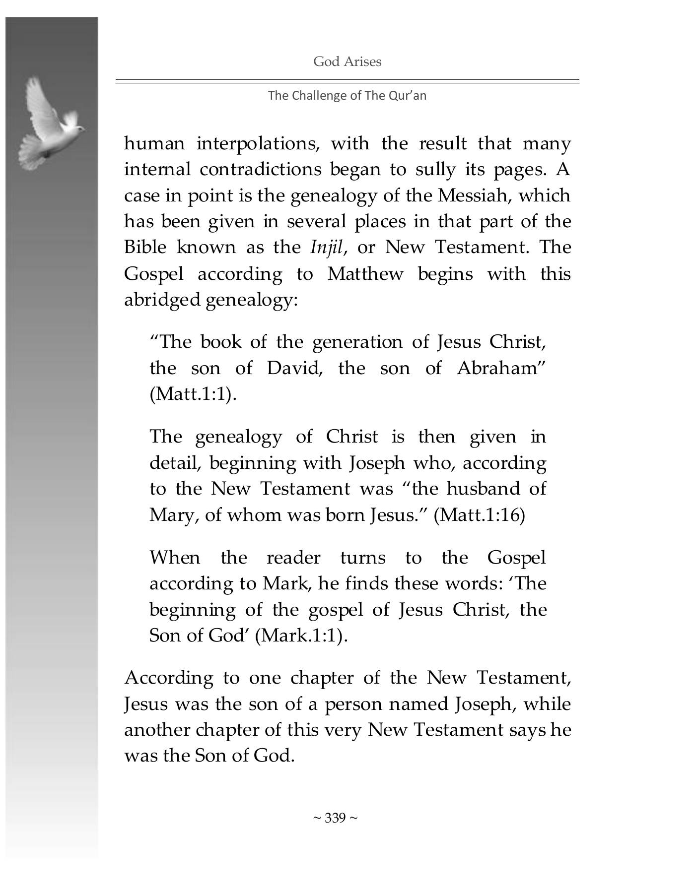The printed page