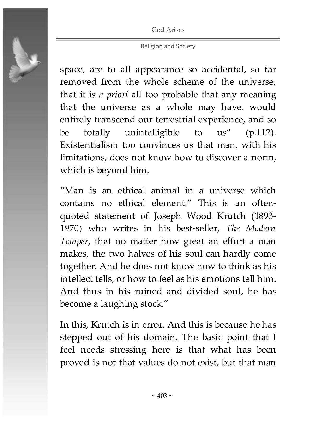 The printed page