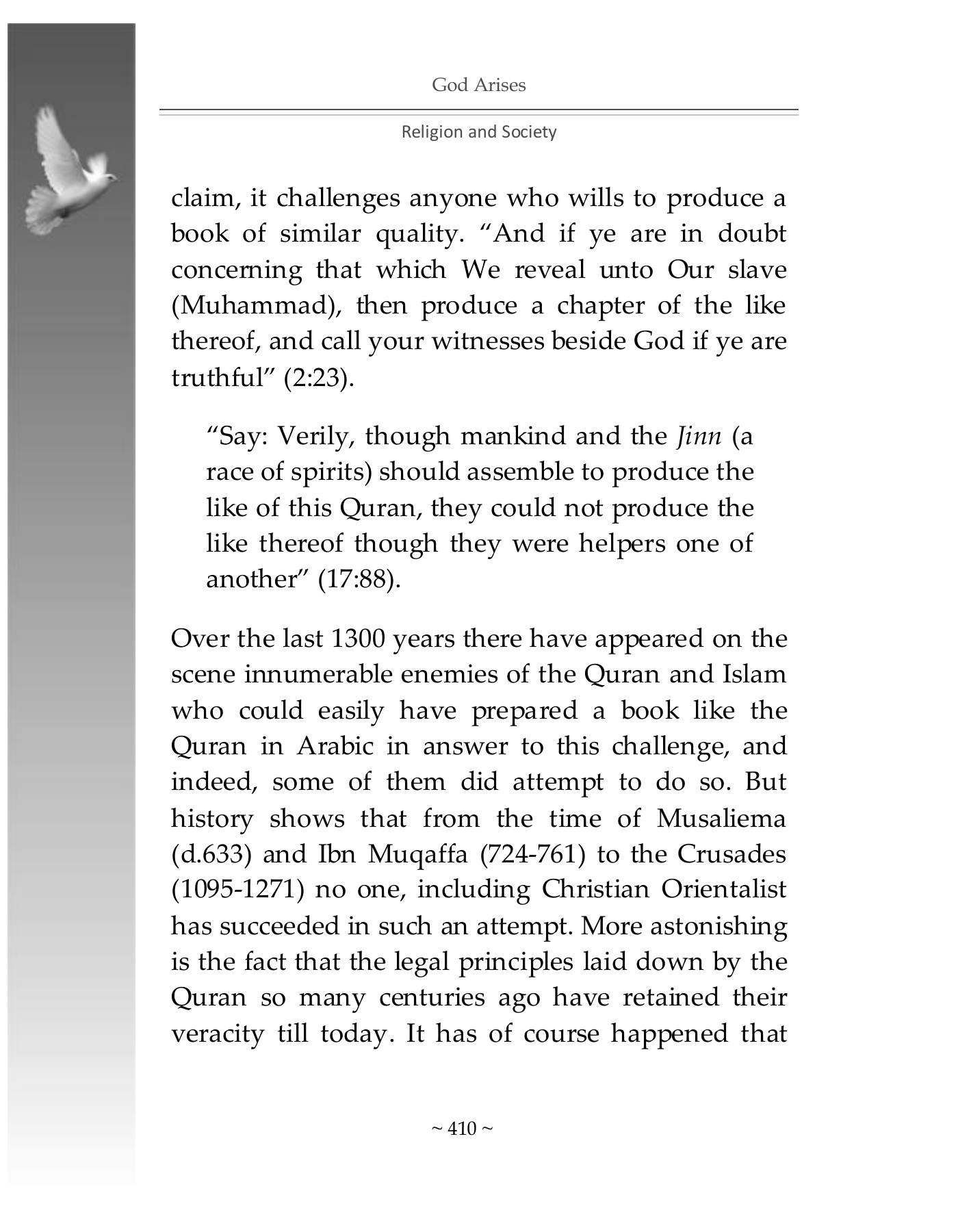The printed page