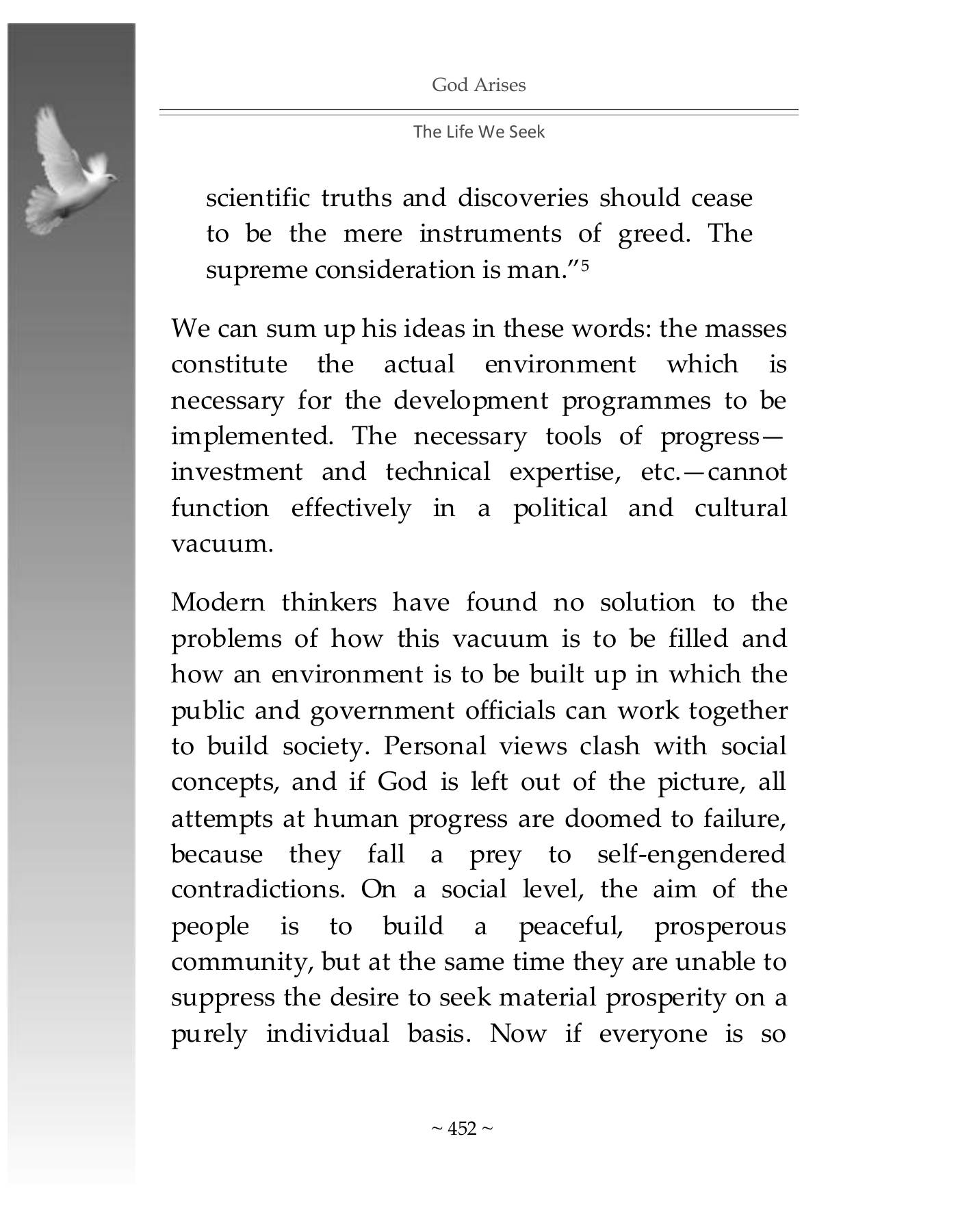The printed page