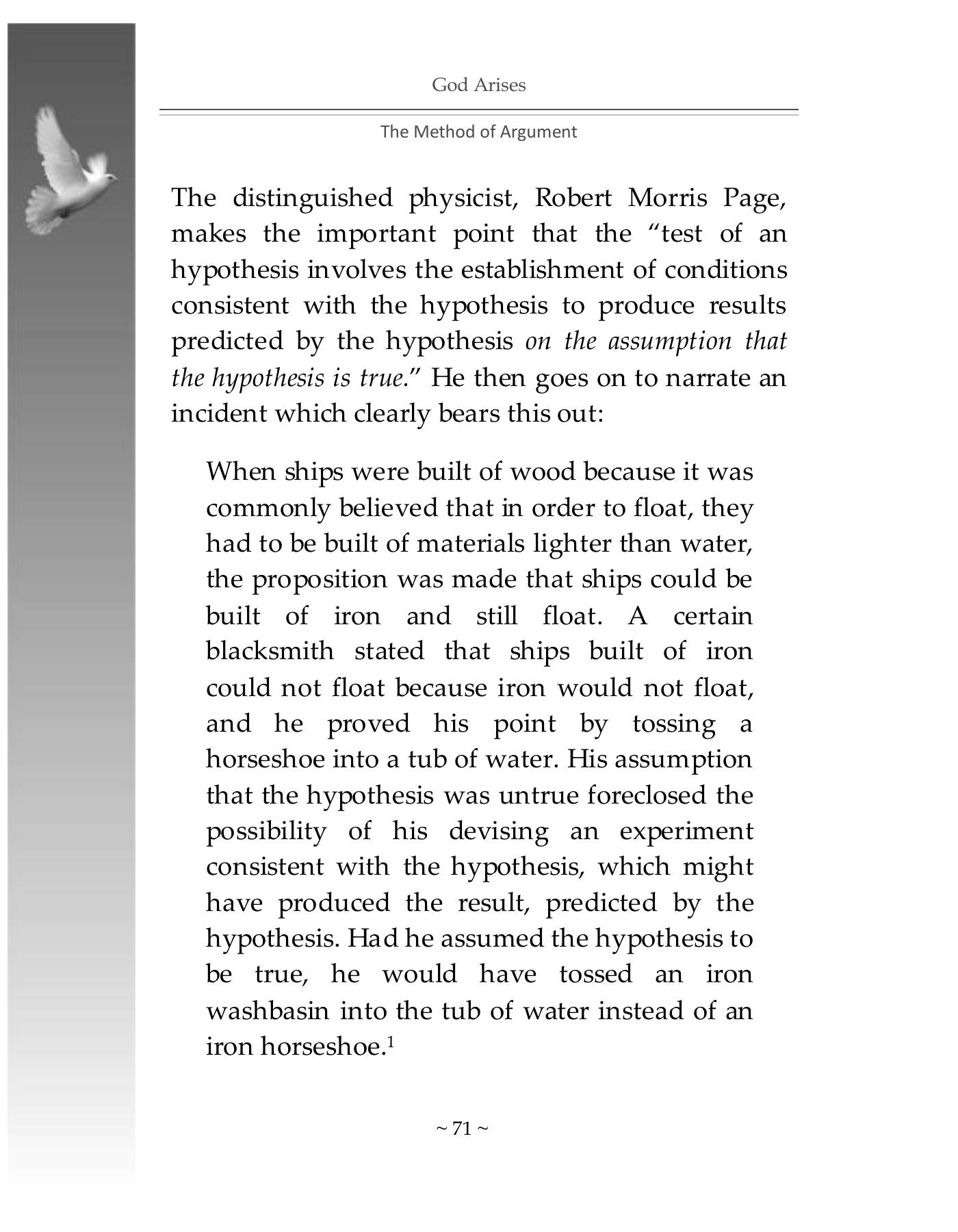 The printed page