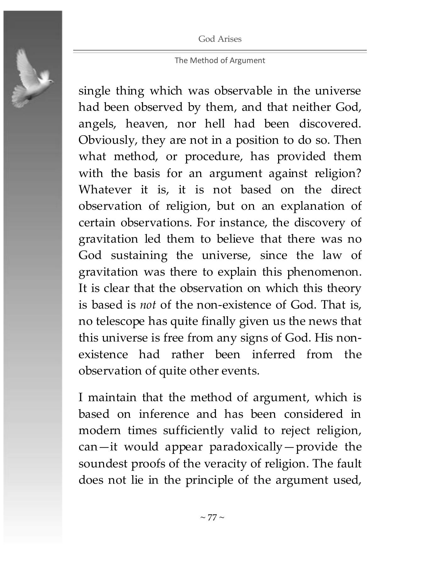 The printed page