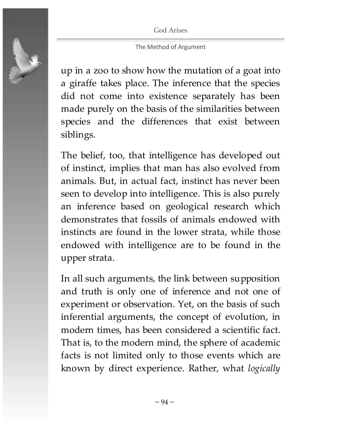 The printed page