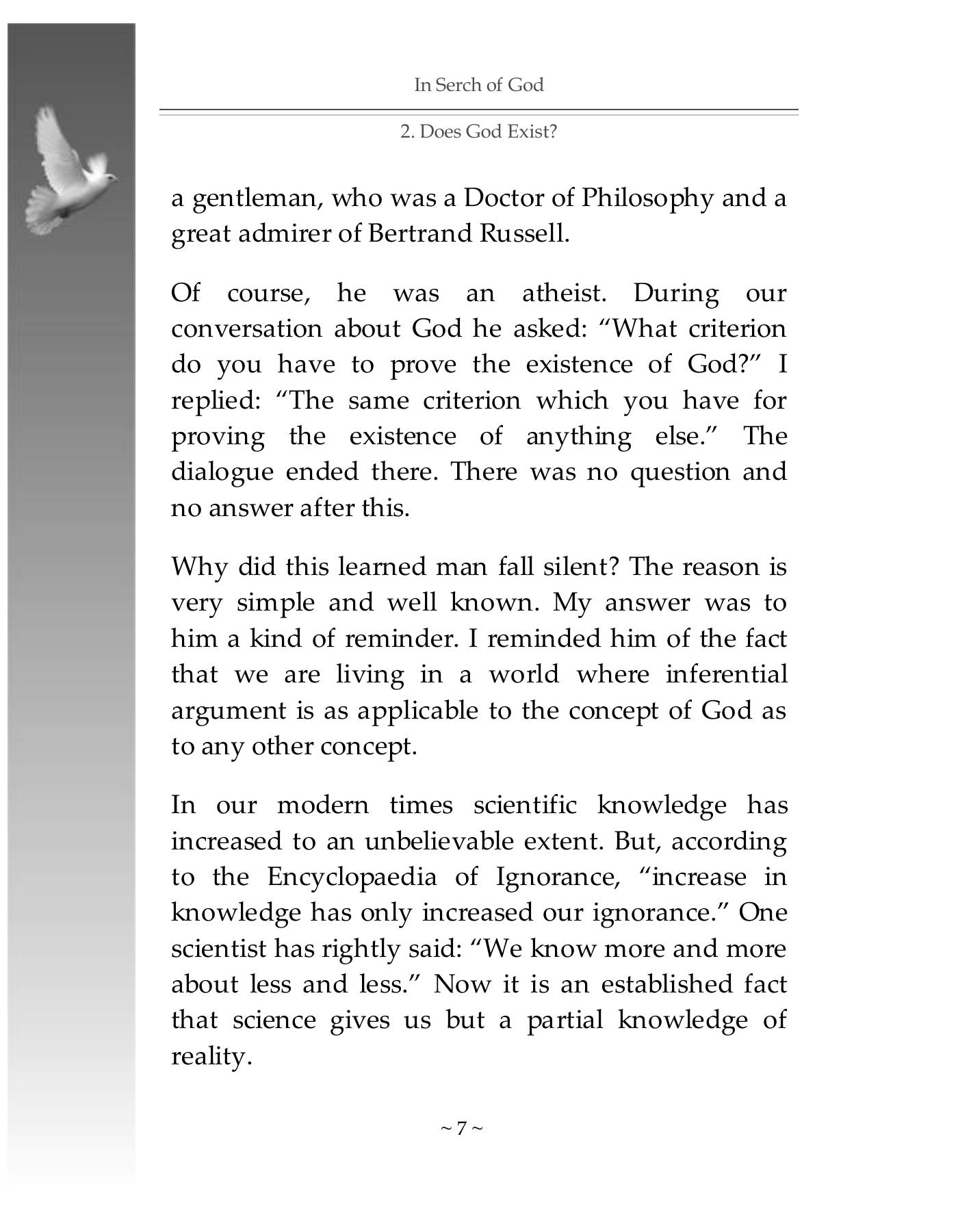 The printed page