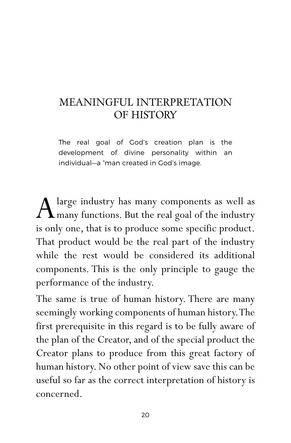 The printed page