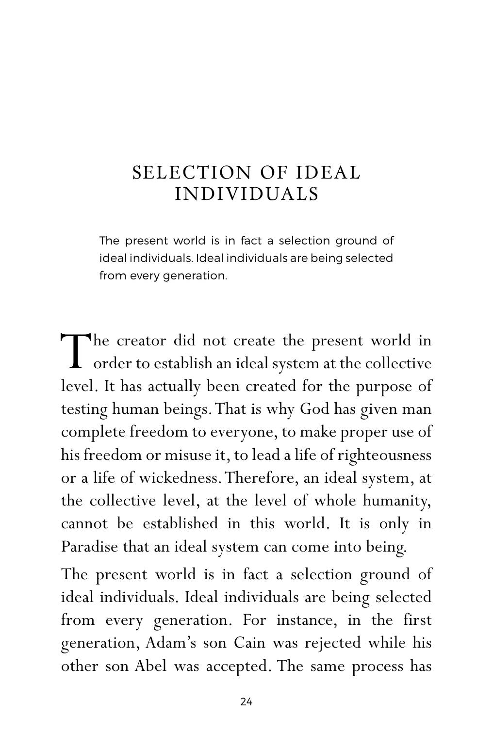 The printed page