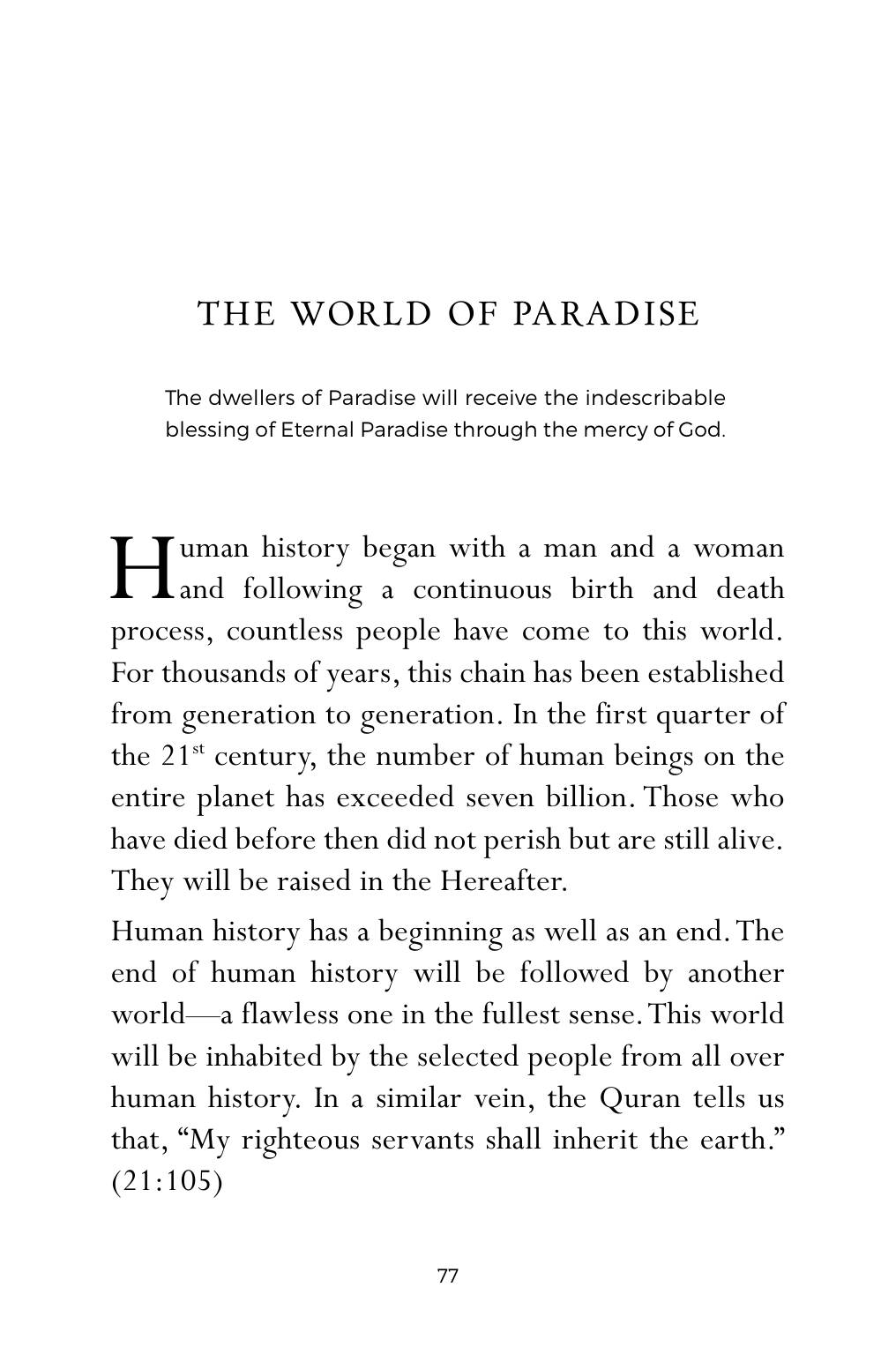 The printed page
