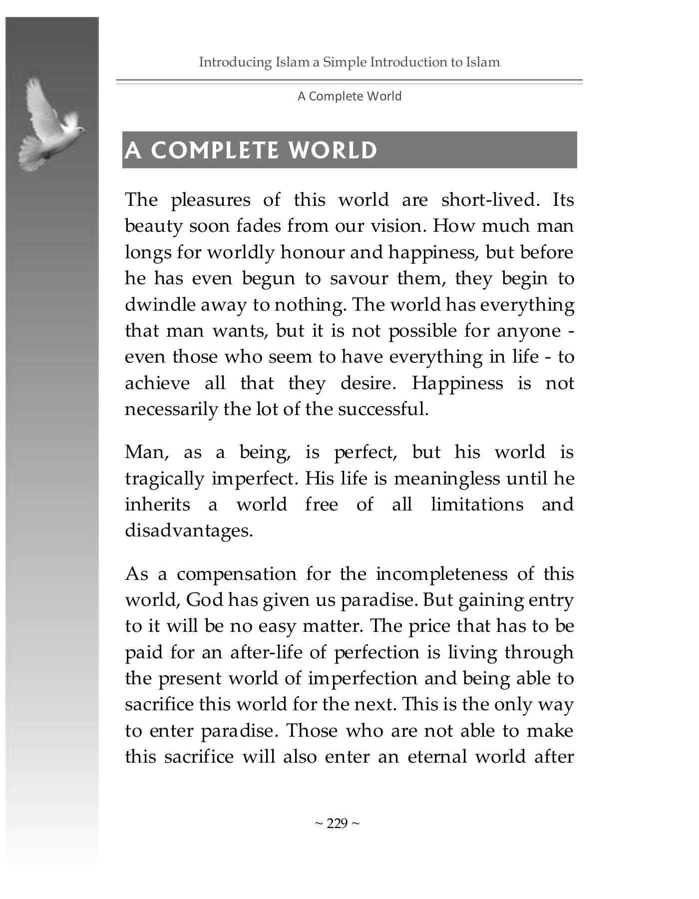 The printed page