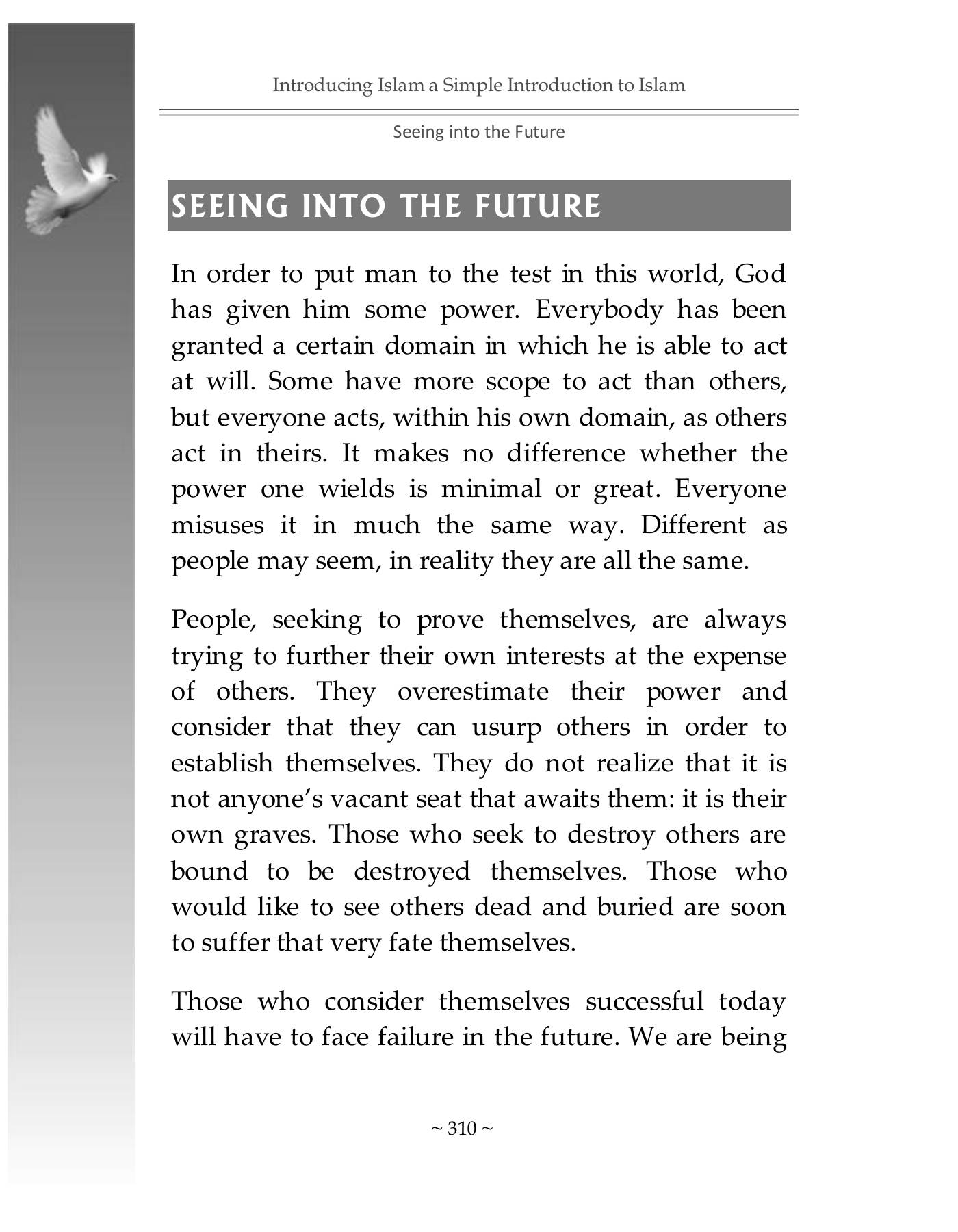 The printed page