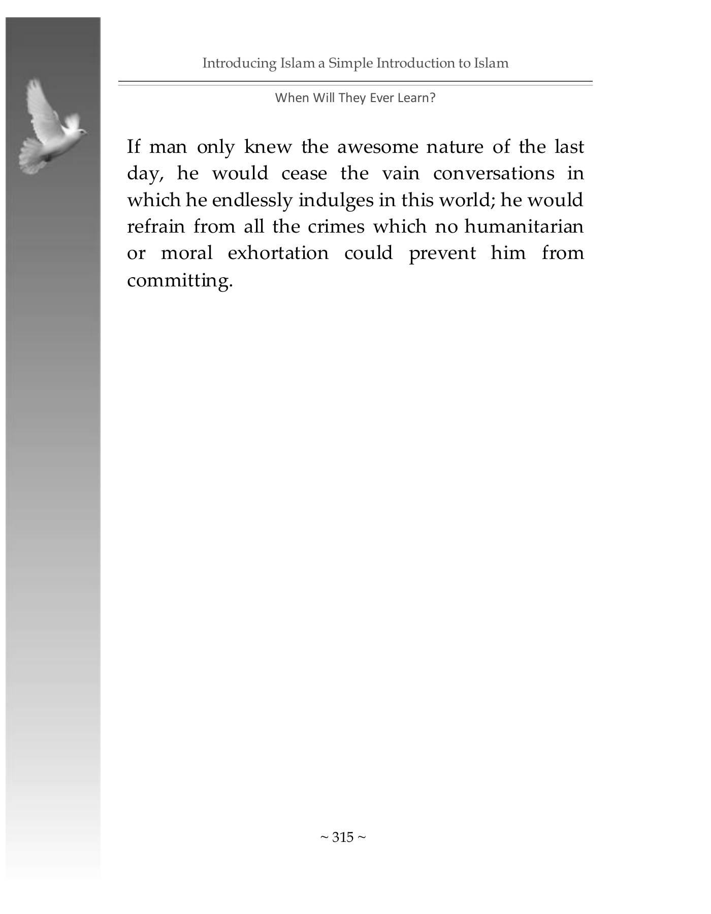 The printed page