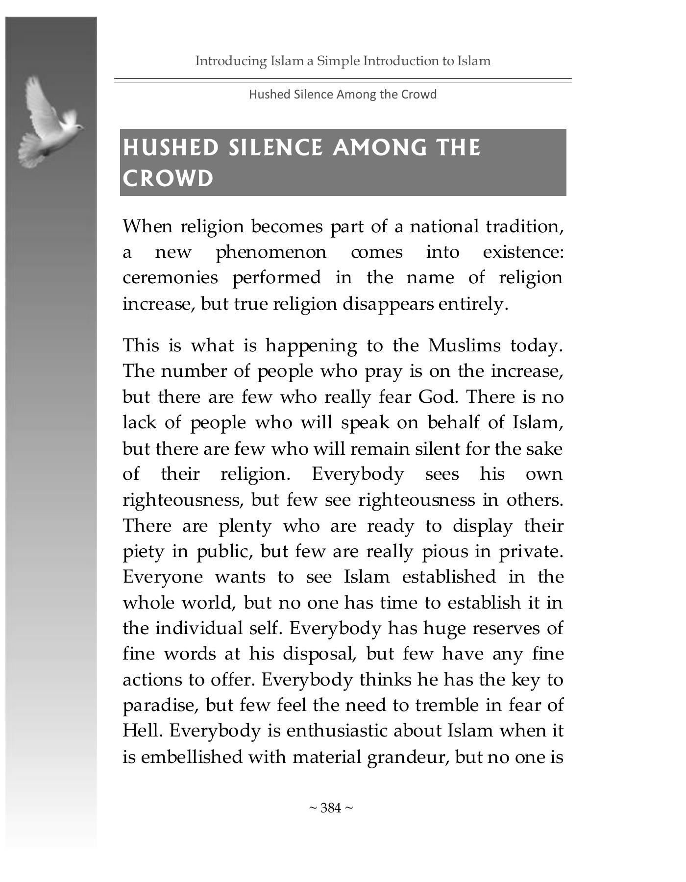 The printed page