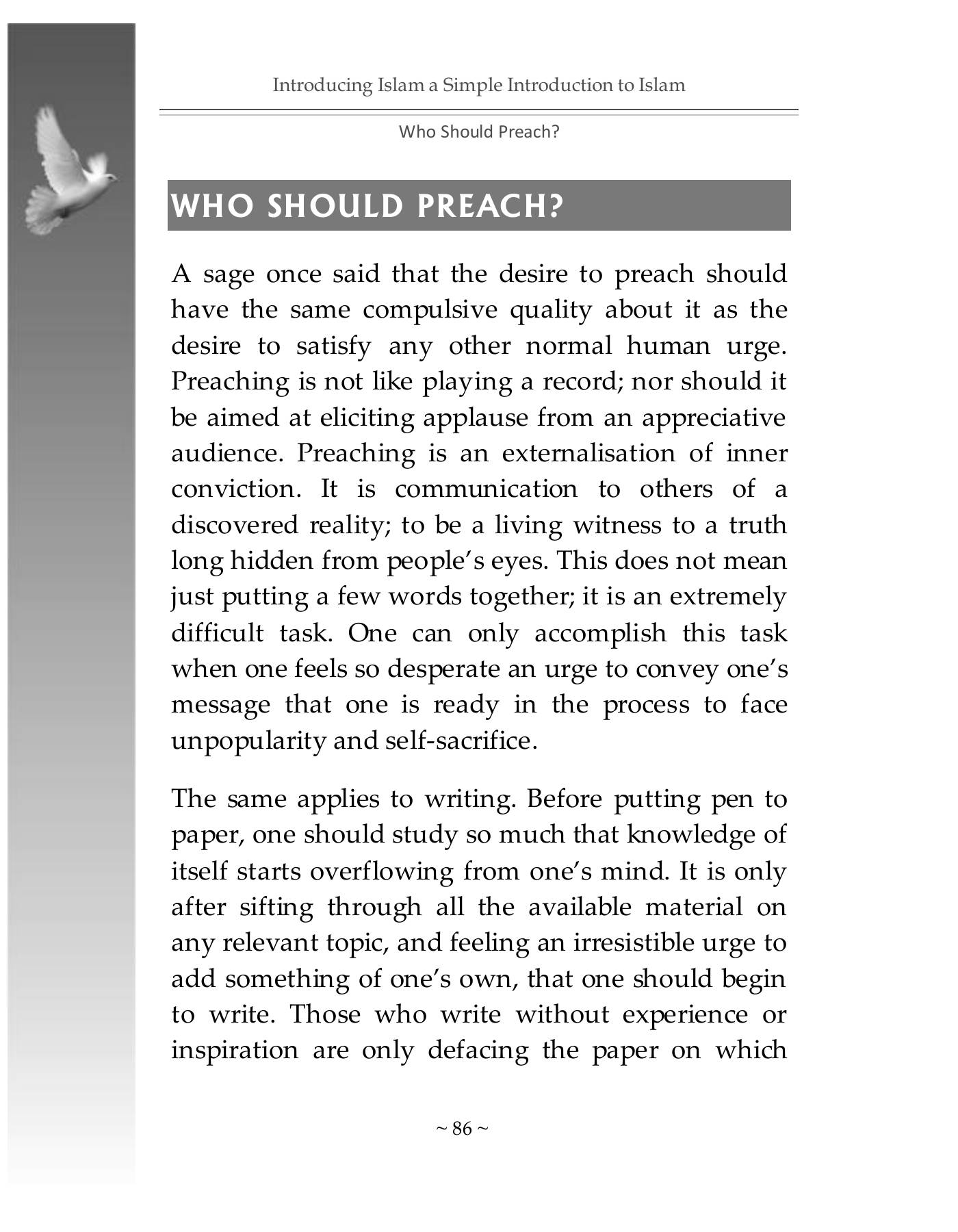The printed page