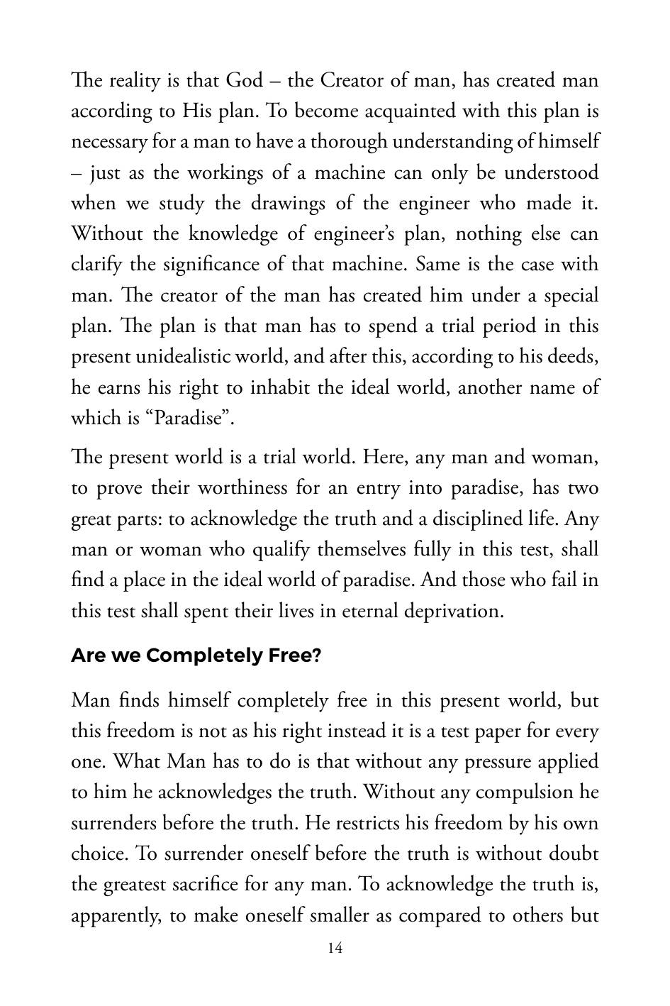 The printed page