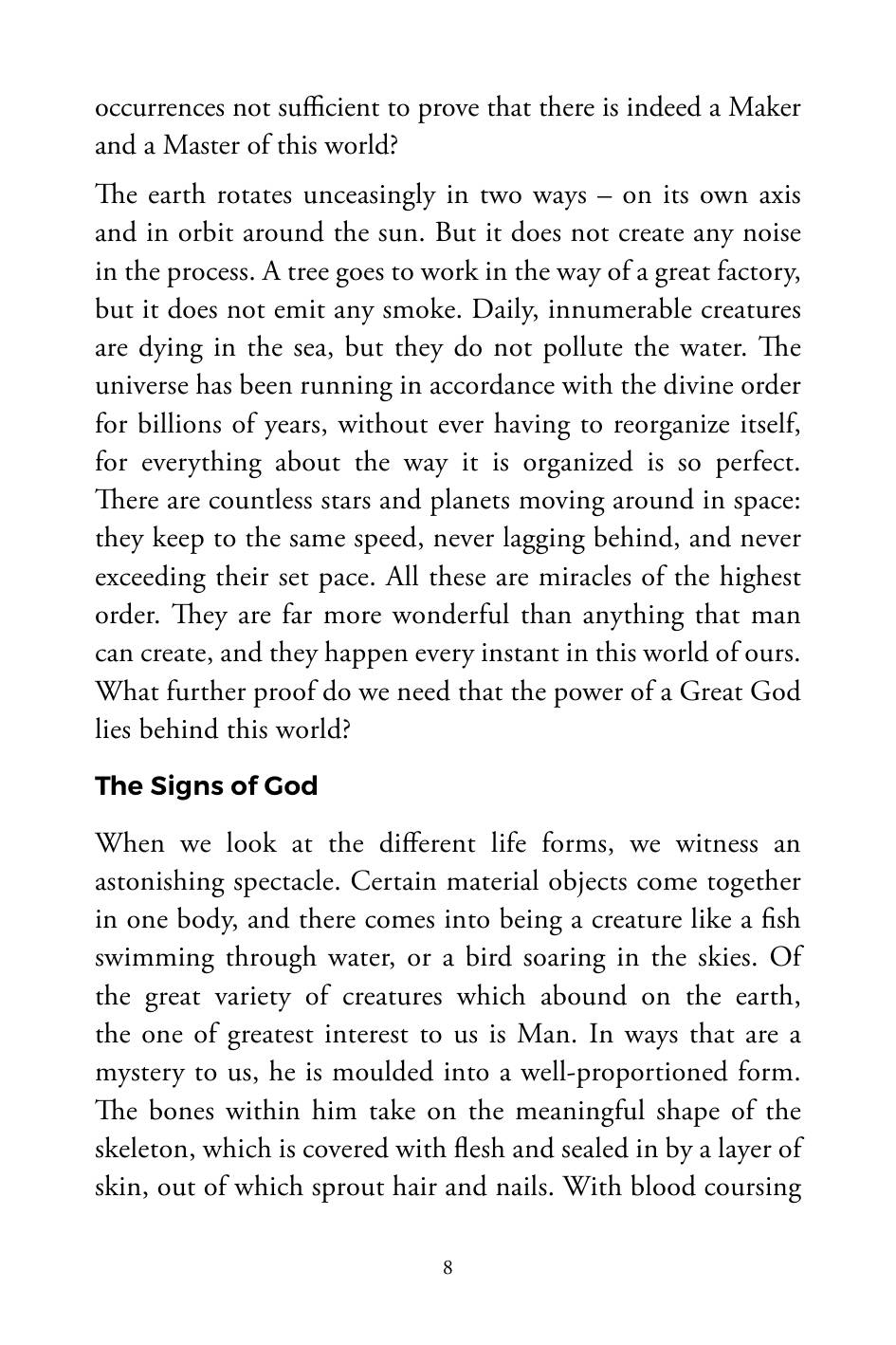 The printed page
