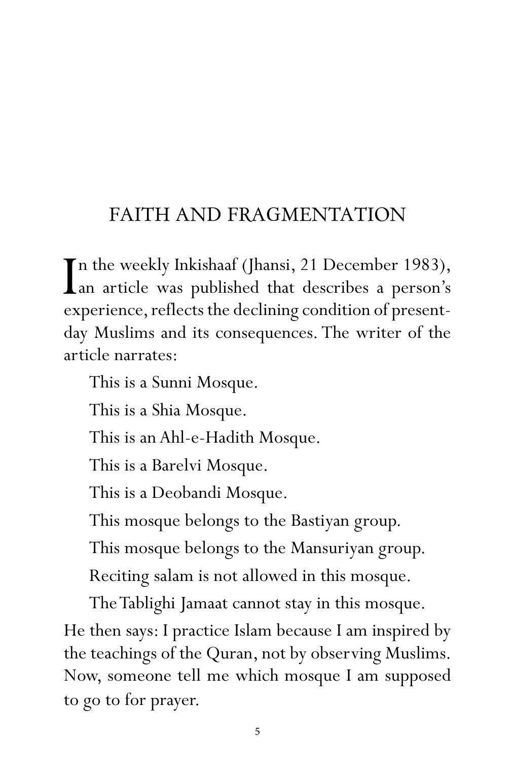 The printed page
