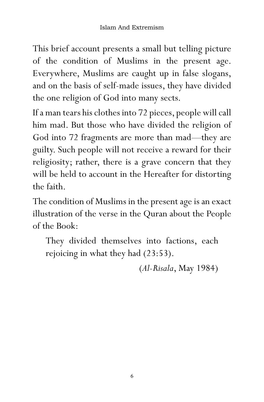 The printed page