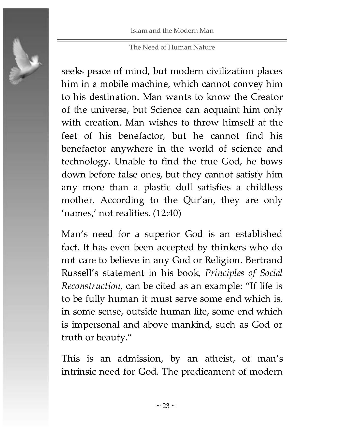 The printed page
