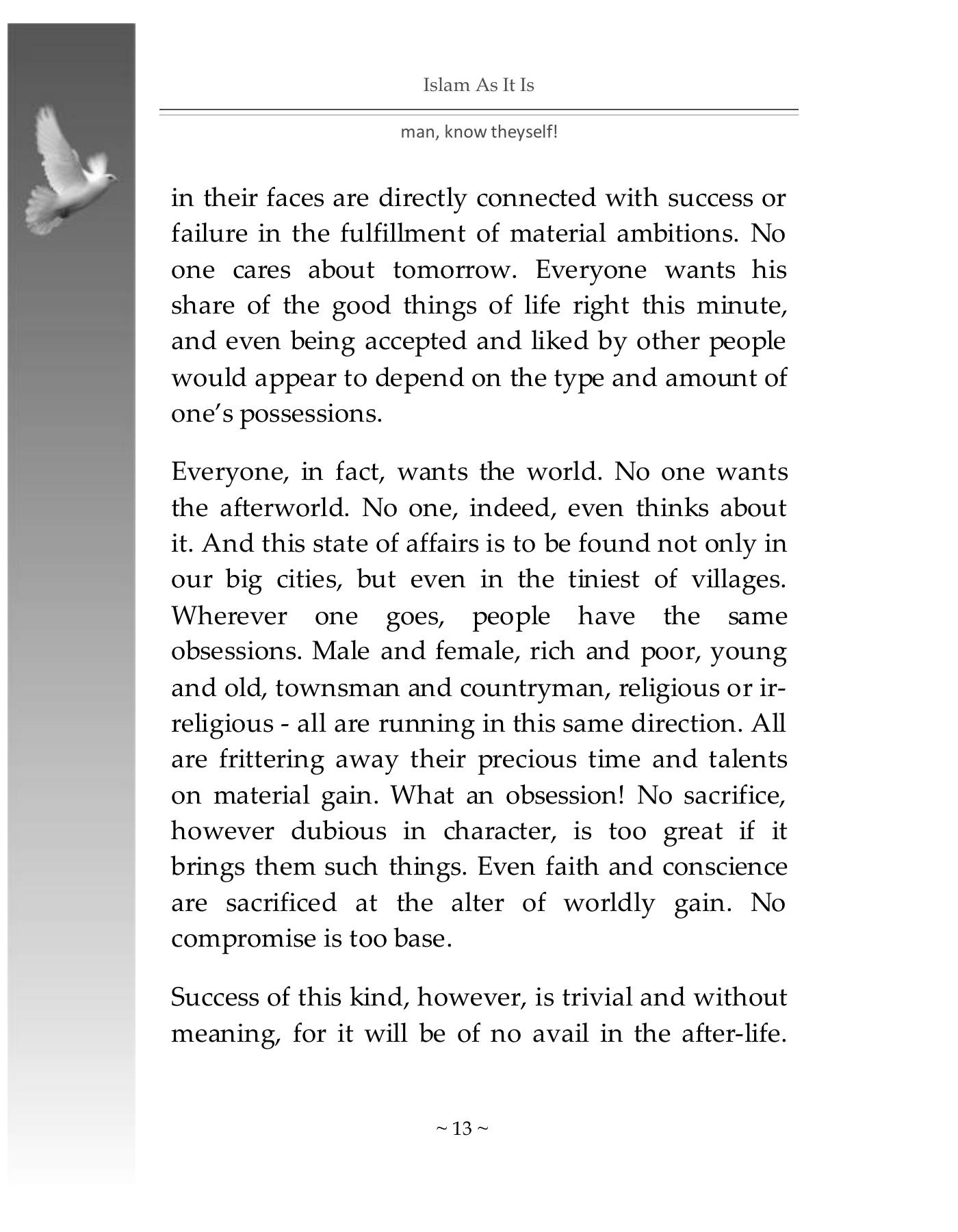 The printed page