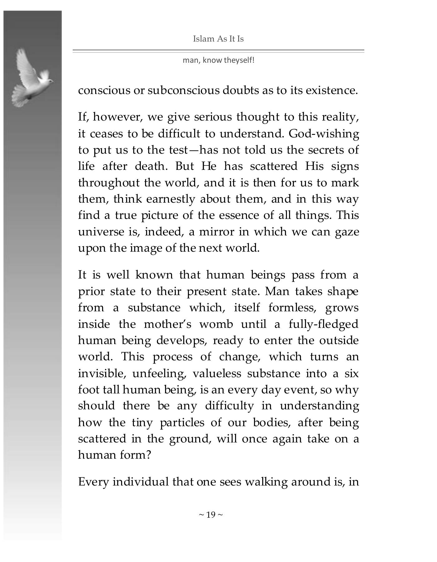 The printed page