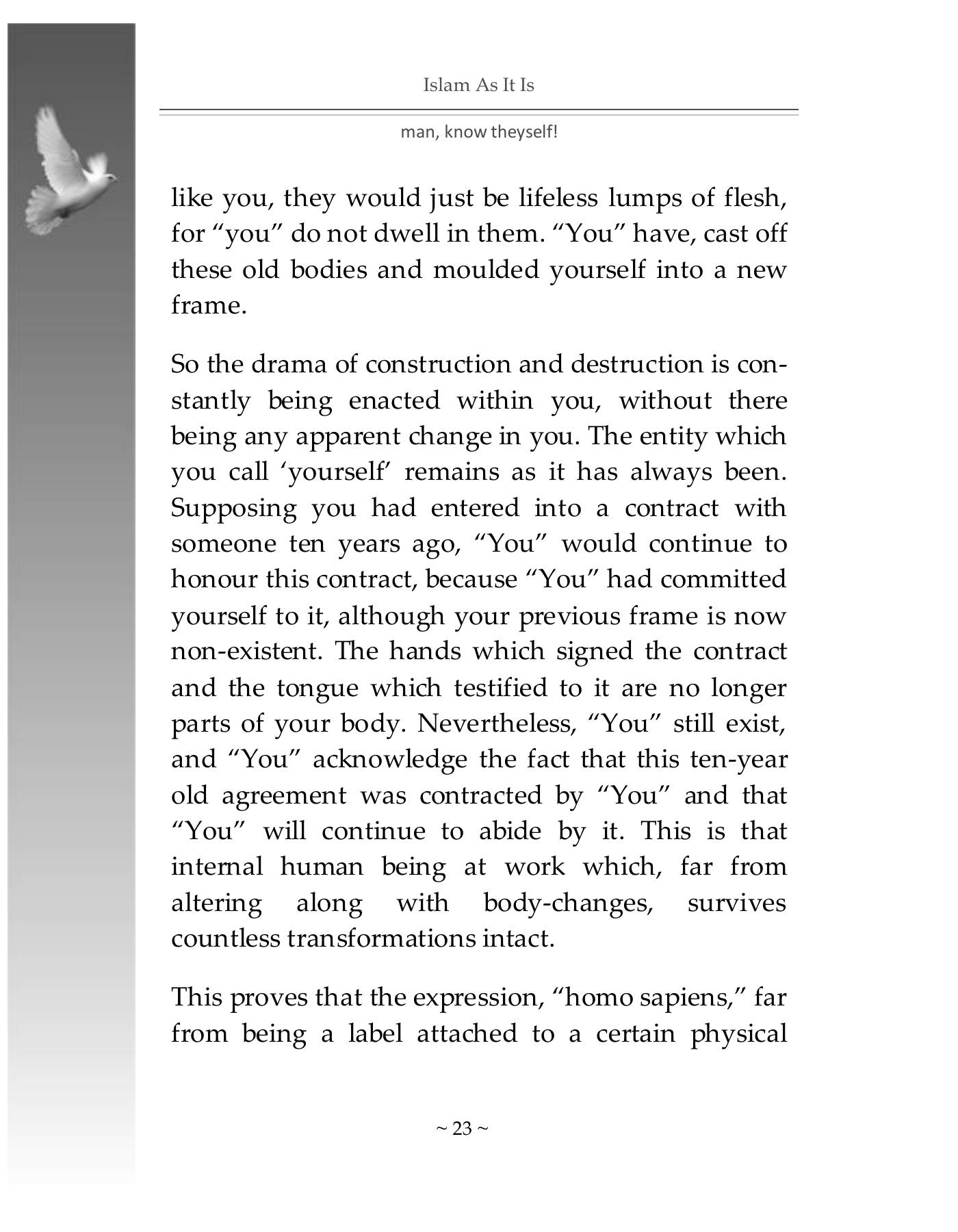 The printed page