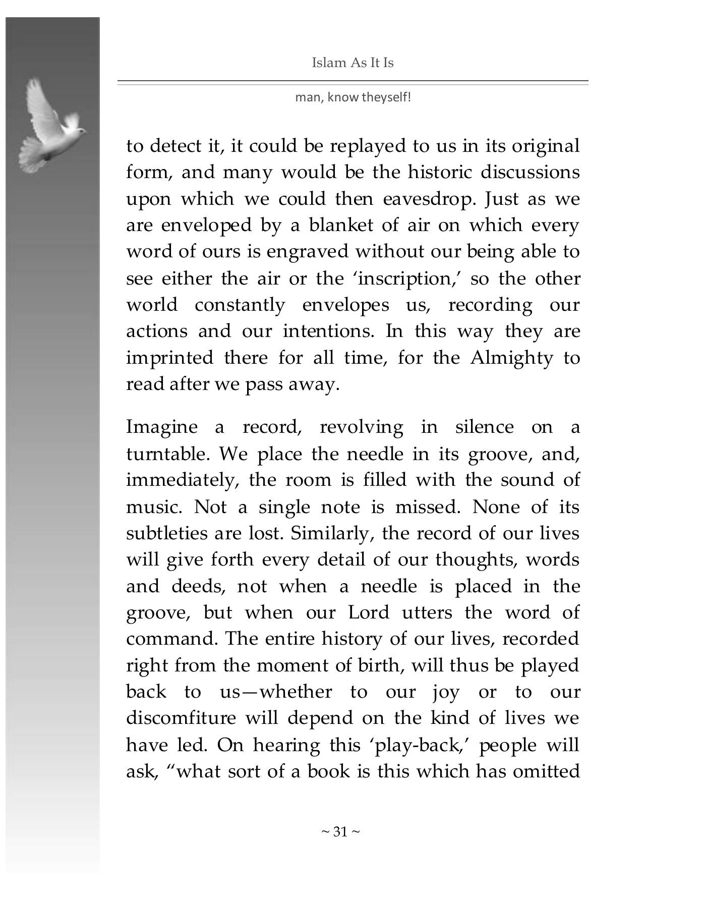 The printed page