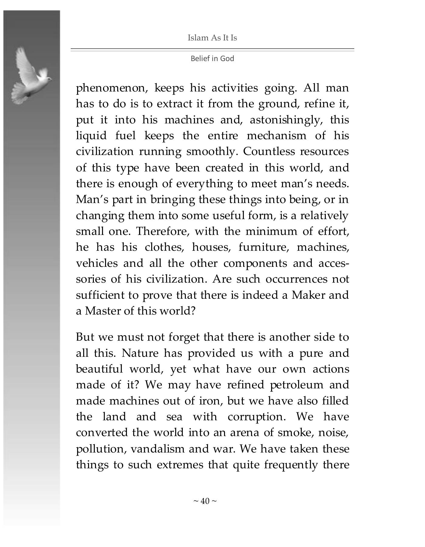The printed page
