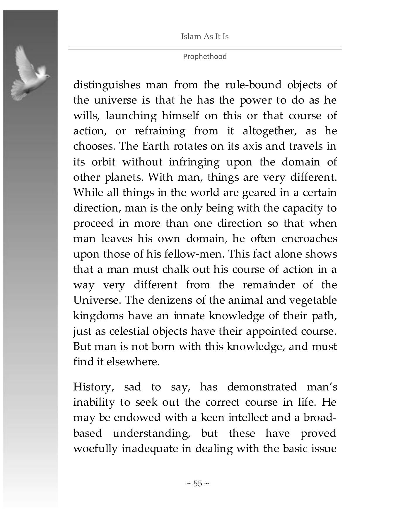 The printed page