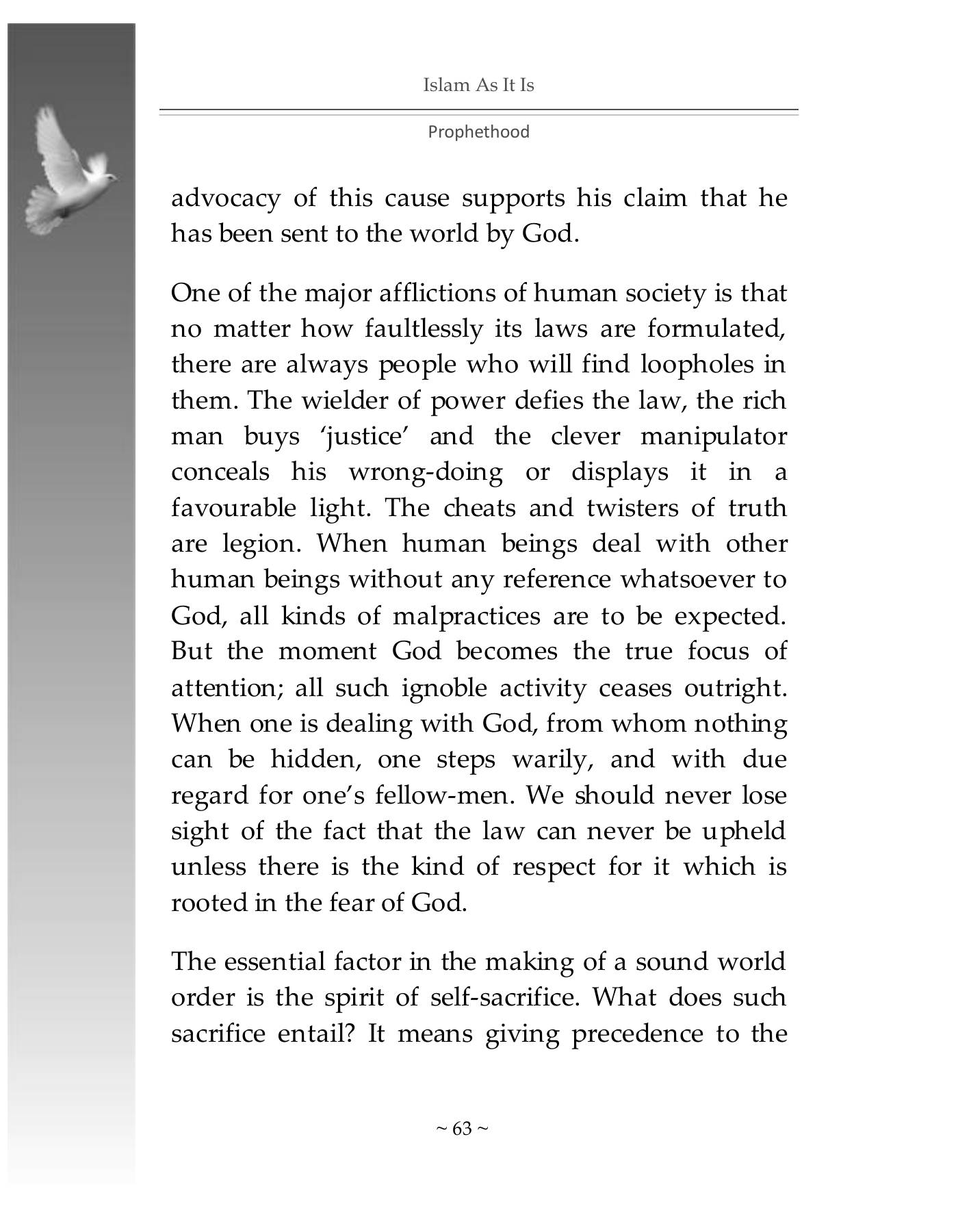 The printed page
