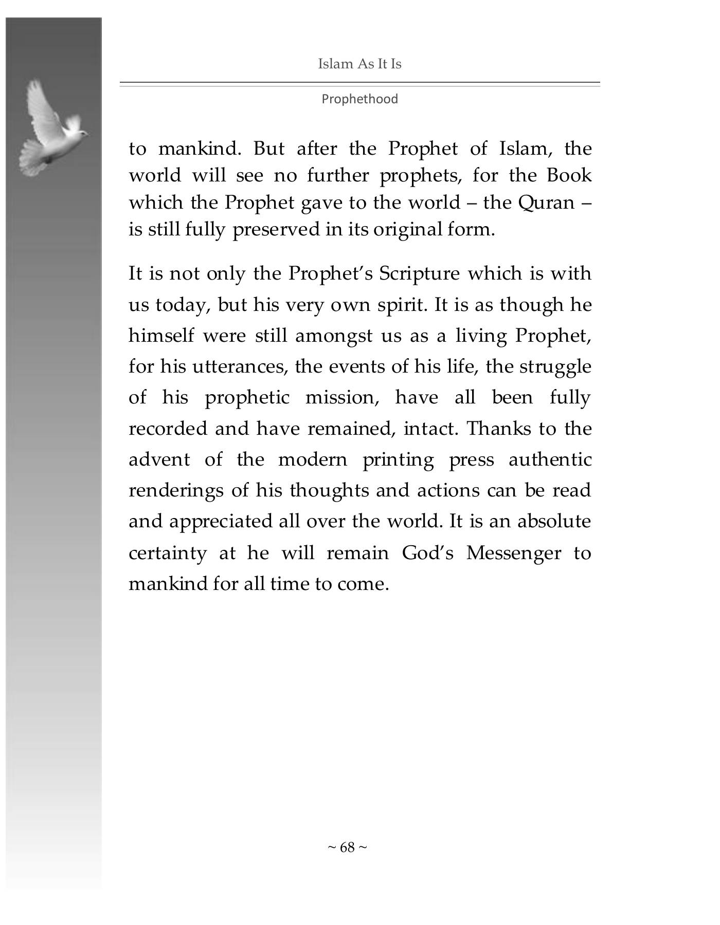 The printed page
