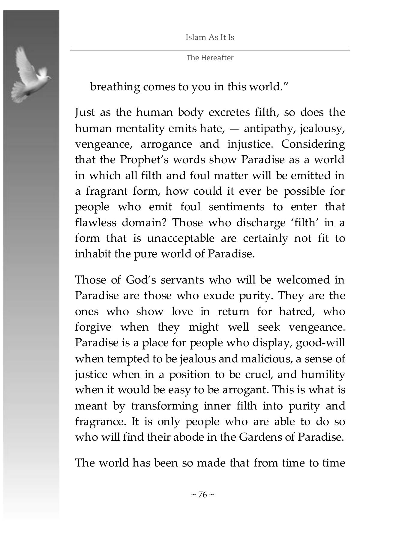 The printed page