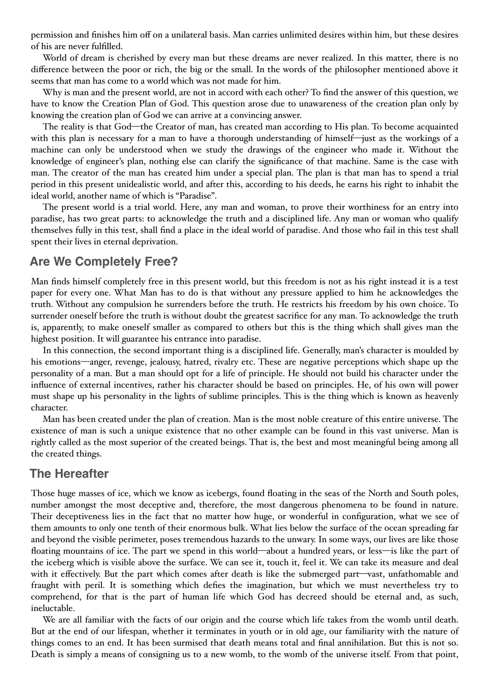 The printed page