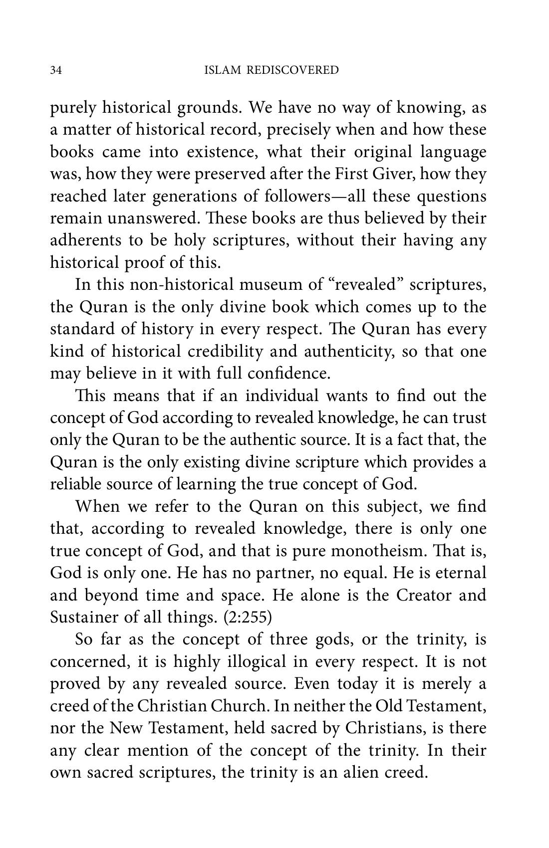 The printed page
