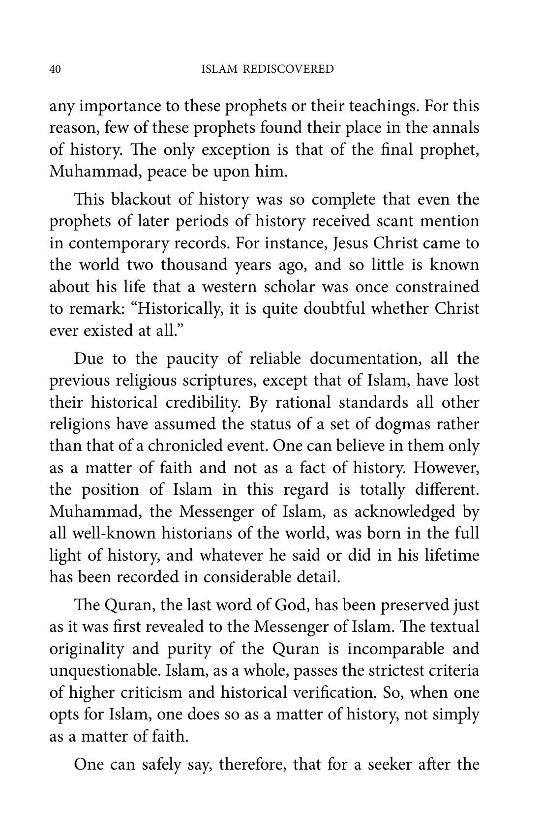 The printed page